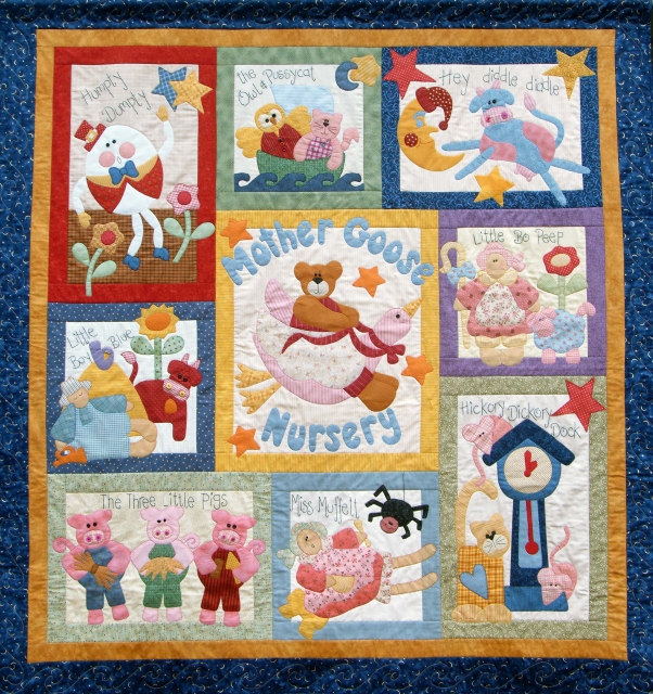 Mother Goose Pattern And Fabric Kit Kookaburra Cottage Quilts